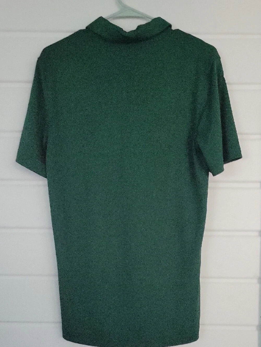 Nike Green Polo with Orange Men S Golf Logo